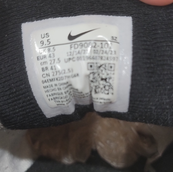 Nike Air Max 1 'Chilli' 2.0 Mens 9.5 Great Cond Fast Shipper - Picture 9 of 9